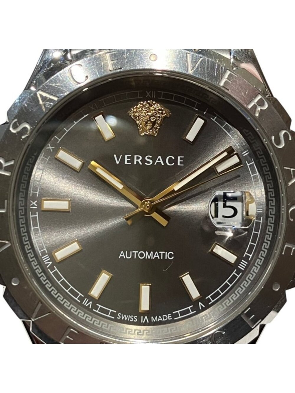 Versace Watch SS Automatic Gray Dial